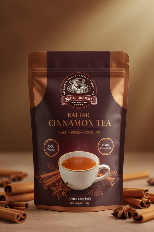 Kattar Cinnamon Tea Front